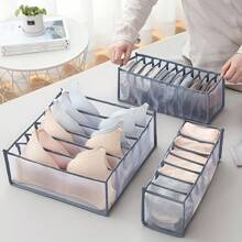 3 Stücke multifunktionale Kleiderschrank-Organizer - Stoffkleidungsaufbewahrungsboxen für Unterwäsche, Socken, BH, Haushalts-Schubladeneinteilungen