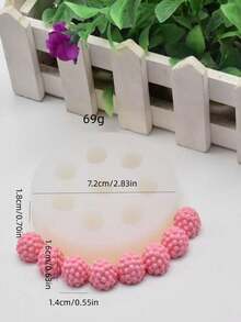 1 个蓝莓、覆盆子、黑莓硅胶模具