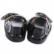 1 Pair 14-Inch Reborn Baby Doll Shoes, Bowknot Leather Flats, Solid Color Glossy Flat Shoes, Fashionable & Cute Doll Shoes For Summer, Suitable For Doll Dresses, Girls & Students Role Play, Children Toy Doll Accessory, Holiday Party, Birthday Gift - SH-0105 - View 11