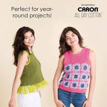 Caron All Day Cotton - Paquete de 3 hilos de algodón% mercerizado dorado de 173 yardas - Color de malva - Ver 5