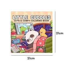 1 كتاب تلوين "لطيف الأحضان" يتميز بشخصيات حيوانات جذابة، والتي يمكن أن تساعد في تخفيف الضغط، وتعزيز الإبداع الفني، وتحسين مهارات الرسم، وتعزيز الإدراك اللوني. ضروري للموسم المدرسي. لوازم مدرسية، العودة إلى المدرسة