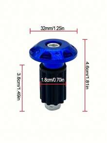 2 件铝合金摩托车车把插头端盖，16-18 毫米车把插头 - 车把插头水龙头车把插头配件，可增强骑行体验。 - 彩色 - 查看 5