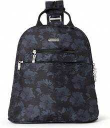 LCTEFLSEAWORTHLLC Baggallini Essential Mini Backpack Purse For Women - Built-In RFID Card Holder - Convertible Sling Bag With Adjustable Shoulder Strap - Midnight Garden - View 1