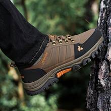Men's New Low-Top Boots, Outdoor Hiking Comfortable Hunting Walking Shoes, Daily Work Sports Casual Shoes