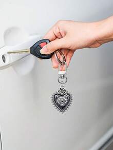 Mặt dây chuyền hợp kim phong cách Gothic cổ điển, móc khóa thời trang, được trang trí bằng thánh giá, hình trái tim và mắt quỷ - Có thể dùng làm phụ kiện trang trí cho ví, ba lô, hộp đựng tai nghe, v.v., hoặc làm móc khóa hình vòng cho hành lý và xe hơi - Một món trang sức duy nhất toát lên bầu không khí lãng mạn huyền bí, là món quà lý tưởng cho các lễ hội của phụ nữ, đồ trang trí mặt dây chuyền, móc khóa thời trang, văn phòng phẩm độc đáo, phụ kiện ba lô và là món quà sinh nhật hoàn hảo. - Nhiều màu - Xem 2