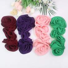 Áo nịt ngực xếp ly 3D nhiều màu mới, cuộn tay, phụ kiện quần áo tự làm, thích hợp cho váy cưới, váy khiêu vũ và các đồ trang trí khác - nhiều màu - Xem 7