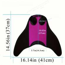 美人鱼游泳尾鳍，适合游泳和浮潜的水上运动脚蹼，适合青少年，海滩必需品，海滩配件，泳池浮板