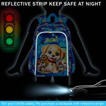 3PCS Girls Dog Bookbag, 16" Kids Backpackwith Lunch Box, School Bag For Elementary Prechool Toddler