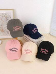 1pc Unisex Letter Thickened Best Choice 3D Embroidered Fashion Baseball Cap - A - View 8