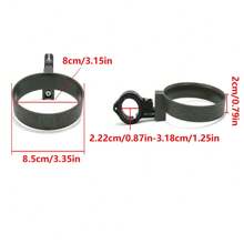 1 件 ENLEE 通用自行车杯架铝合金咖啡杯架带快速拆卸设计轻便水壶支架适用于山地公路和折叠自行车，适用于直径 8 厘米/3.15 英寸的水杯，自行车配件 - 彩色 - 查看 3