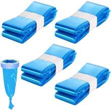 6pcs - Diaper Disposal Bags Drawstring Closure Pe Material For Diaper Pail Use Simplifies Disposal For Busy Parents Compatible Various Pails