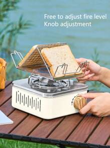 1 pièce, Plusieurs couleurs, 9554 BTU, Réchaud portatif au butane, Réchaud portable, Réchaud de camping extérieur, Réchaud à butane réglable, Réchaud à gaz, Pique-nique, Barbecue de jardin, Pêche, Matériel de cuisine de camping, Randonnée, Réchaud de survie, Chauffage