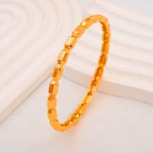 1 pieza Brazalete de moda para mujer de Medio Oriente, joyería nupcial de lujo para damas de Arabia Saudita y Dubái