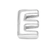 26个字母光滑手链，适合女性，DIY名字手链，镀金首饰 - 銀色 - 查看 22