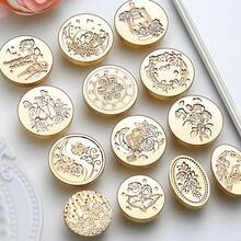 1 件,玫瑰花园系列蜡印头,剪贴簿/信封信/婚礼邀请函/DIY 手工礼品装饰,学校用品,返校 - 多尺寸 - 查看 5