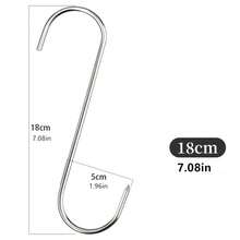 20pcs/10pcs Stainless Steel 304 Small/Medium/Large Smoked Meat Hooks, Suitable For Smoking, Hunting, Processing, Widely Used - Multicolor - View 9