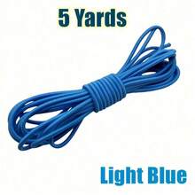 5 Yards 3mm Round Elastics Bungee Shock Cord Elastic Rope Rubber Band Strap String Cordon Shoelaces Sewing Accessories - Multicolor - View 19
