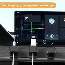 1/3/6pcs Magnetic Cable Organizer, Cable Management Clips, Desk Magnetic Cable Holder, Discreet Magnetic Phone Charging Cable Organizer, Compact & Durable Design; Suitable For Bedside Table, Desk, Phone Data Cables, Charging Cords, Kitchen Appliances, Office Supplies, Cable Management, Bathroom Storage, Home Decor, Organizing; Suitable For Home, Office, Dorm, Great For Back To School, Mother's Day, Birthday Gifts, Holiday Gatherings - Multicolor - View 7