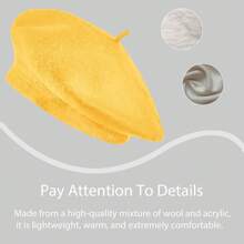 1PCS Beret, French Beanie, Outdoor, Winter, Fashion Lady Hat