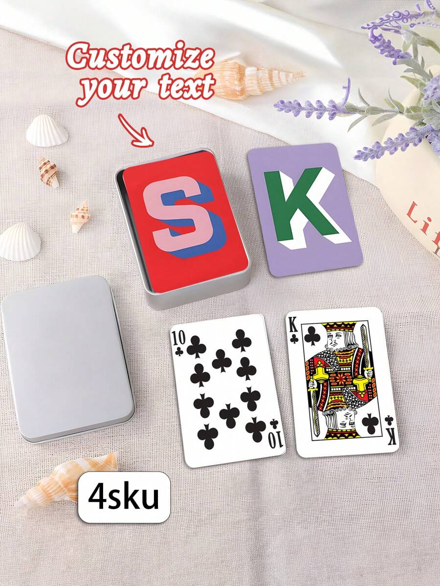 Custom Playing Cards Personalized Deck Of Card Custom Card Deck For Anniversary Gift Monogrammed Playing Card Set Custom Game Night Gift