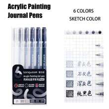 Languo 90-Color Acrylic Paint Markers - 1.0mm Fine Tip Gel Ink Pen, Blendable Vibrant For Rock/Glass/Wood DIY Craft Decor,Student Art Supplies , Back To School Gifts