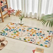 1pc Fresh And Rustic Kitchen Floor Mat, Made Of Polyester Fiber Material, Has Anti-Slip And Anti-Fouling Effects, And Is Suitable For Practical And Decorative Use In Kitchen, Living Room And Bedroom.