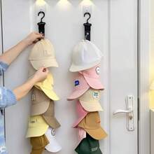 Baseballkappe ohne Bohren, weiche Krone verstellbarer Snapback Hut, Aufbewahrungsorganisator
