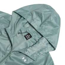 Under Armour 女款外套/外套 UA Rival Sport Windbreak Jkt日常簡約舒適戶外運動服 1382698-348 - 石灰綠 - 查看 8