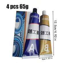 StrongAB Pro：高强度环氧胶粘剂 - 金属/塑料/陶瓷/木材的即时粘合 - 快速修复解决方案，防水且耐热 - 容量 - 查看 14