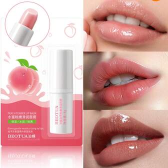 蜜桃润唇膏！24小时保湿，丰盈亮泽，4克x1支
