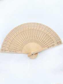 1/2/4/20/40 件/套木制手持折扇，配透明袋、感谢卡和流苏，适合婚礼派对回礼，复古木制折扇，婚礼扇，优雅的中式木制折叠手扇，非常适合婚礼、新娘送礼会等场合。 - 彩色 - 查看 11