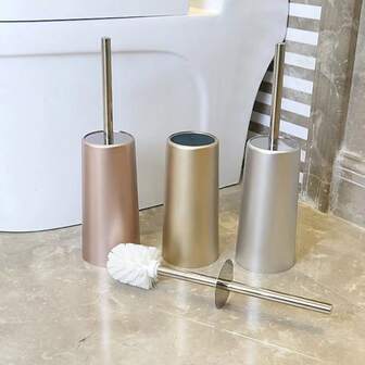 1 Set Creative Nordic Style Toilet Brush With Holder Wc Brush Bathroom Cleaning Brush Bath Accessories Household Floor Cleaning