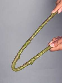 Artificial Color-changing Tree Branch With Ficus Microcarpa & Rubber Tree Leaves, Plastic Plants For Indoor/outdoor Garden, Home, Office Decoration, No Pot Included - Green - View 8