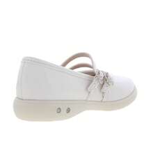 Chabelo Valerina de recubierto blanco con doble tira y hebilla - Blanco - Ver 2