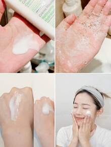 CeraVe 保濕乳霜潔面慕斯 236ml | 適合所有膚質 | 二合一潔面卸妝 | 氨基酸溫和肌膚清潔 | 塗抹時呈乳霜狀，加水搓揉後轉化為濃密泡沫，有效去除污垢和彩妝，不剝奪天然水分，不讓肌膚感到緊繃乾燥 - Amino Acid 236ml - 查看 4
