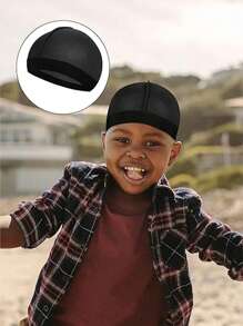 1 pezzo Turbante per bambini, berretto a onda stile turbante traspirante, Sciarpa-cappello casual e confortevole