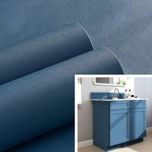 1 Roll Solid Color Wallpaper Cyan Self-Adhesive Vinyl Contact Paper Peel And Stick Removable Wallpaper Film For Kitchen Cabinet Backsplash Desktop Furniture Renovation Bedroom And School Wall Decoration DIY Waterproof Wall Sticker15.7in*393.7/196.8/118.1/39.3in Wall Paper Wall Stickers Room Decor Living Room Decor