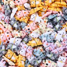 10/20/30 件可爱卡通猫树脂吊坠饰品，适合女性 DIY 日常手工耳环、手链、项链、钥匙扣、珠宝配饰 - 混色 - 查看 5