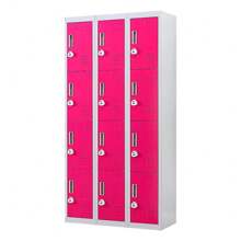 12-Door Storage Locker With 3-Digit Combination Lock - Ideal For Office, Gym, Shed, School, And Home Organization