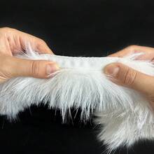 1 件 2 米仿浣熊毛饰边，适用于外套、汉服、鞋子、靴子、披风的服装配饰 - 彩色 - 查看 5