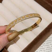 1 件古法花窗手链百搭轻奢高端小众设计精美手链