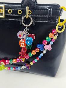 Bộ phụ kiện 3 trong 1, Dây xích túi xách nữ, Dây xích ví, Mặt dây chuyền ví, Mặt dây chuyền túi xách, Móc khóa ví, Mặt dây chuyền phụ kiện túi xách, Phụ kiện ví, Mặt dây chuyền túi xách dễ thương, Mặt dây chuyền và dây xích ví, Phụ kiện ba lô, Phụ kiện mặt dây chuyền túi xách, Mặt dây chuyền ví, Thích hợp để trang trí túi vỏ sò/tiệc cưới/túi đi biển bằng rơm/phụ kiện dạ hội/túi dạ hội, Phong cách thập niên 2000, Thích hợp làm quà tặng Ngày của Mẹ/Ngày Nhà giáo. - Nhiều màu - Xem 3