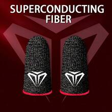 New Breathable Anti-Sweat Gaming Finger Sleeves, Smooth Sliding, Lightweight & Comfortable, Enhance Gameplay Experience
