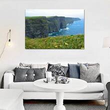 Ireland Cliffs Of Moher Landscape Wall Painting Gift Bedroom Print Home Decor Canvas Painting Poster - Multicolor - View 3