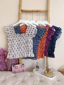 Women T-Shirts - 紫白 - 查看 5
