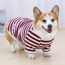 Summer New Pet Dog & Cat Clothes, Thin Vest For Medium & Small Dogs, Plus Size For Pomeranian, Shiba Inu, Corgi - Blue - View 2