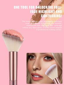 6pcs Makeup Brush Sets Double Headed Makeup Brush Concealer Brush For Liquid, Cream, And Powder - Buffing, Blending, And Face Brush,Brush Set,Makeup Brush Kit,Make Up Brush Set,Make Up Set Complete,Makeup Brush Set,Complete Makeup Kit,Brush Kit,Brushes Makeup Set,Makeup Gift Set - Baby Pink - View 4