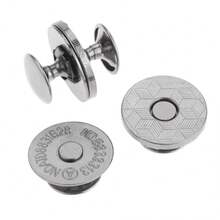 10套/包 14/18毫米金属双铆钉磁扣纽扣紧固件包包按扣钱包手提包衣服DIY - 彩色 - 查看 5