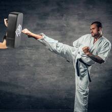 2 Pack Muay Thai Pads, Boxing Equipment Kicking Punching Shield, MMA Karate Taekwondo Training Pads For Men Women Gym - 黑色+和+紅色 - 查看 7