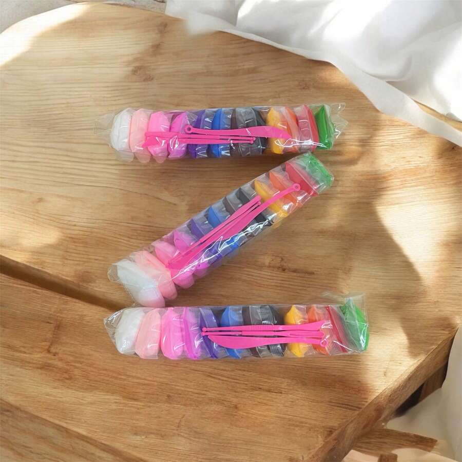 12color *3 paquetes plastilina,de 6g. - Multicolor - Ver 1